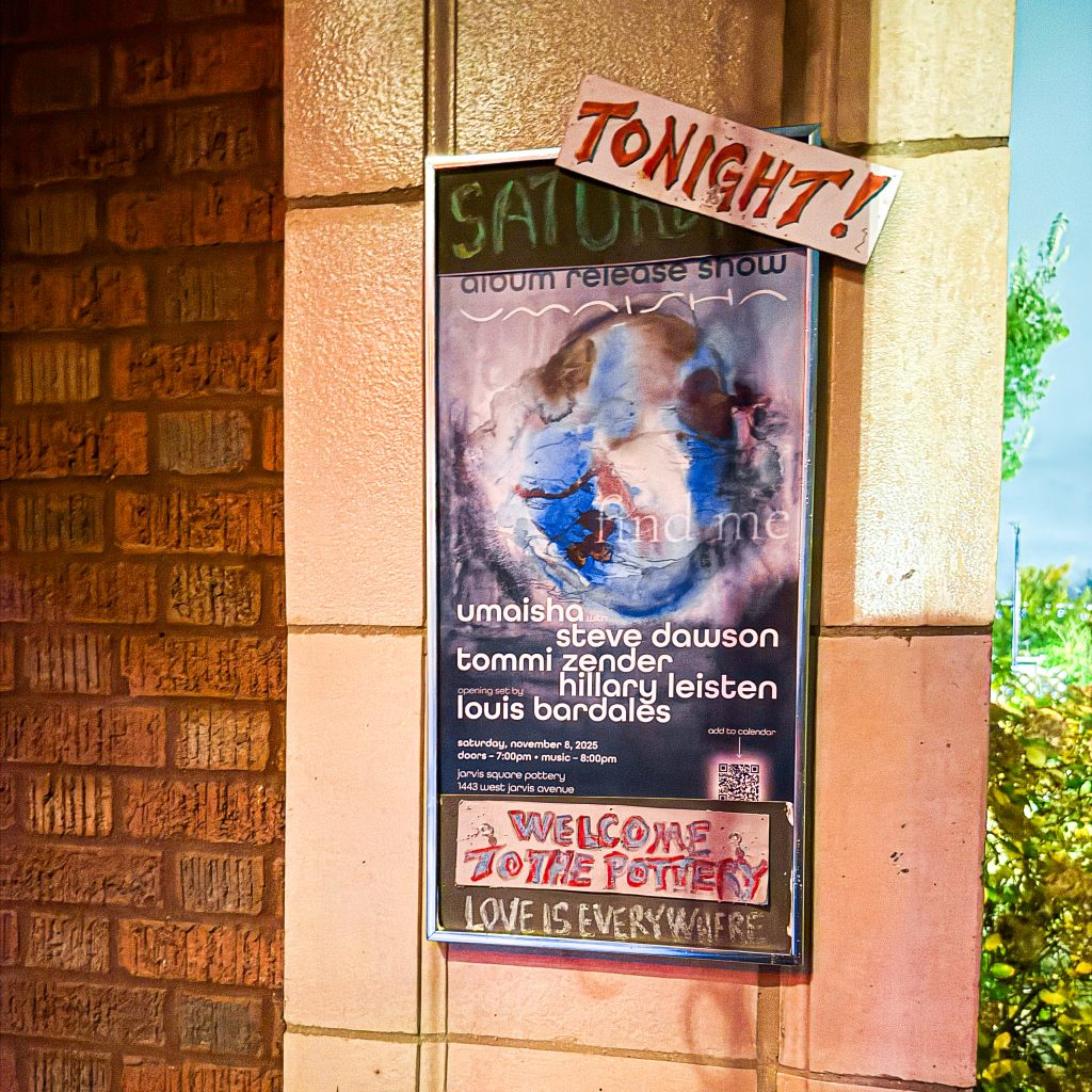 “Find Me” release show poster @ The Pottery, 2025-11-08