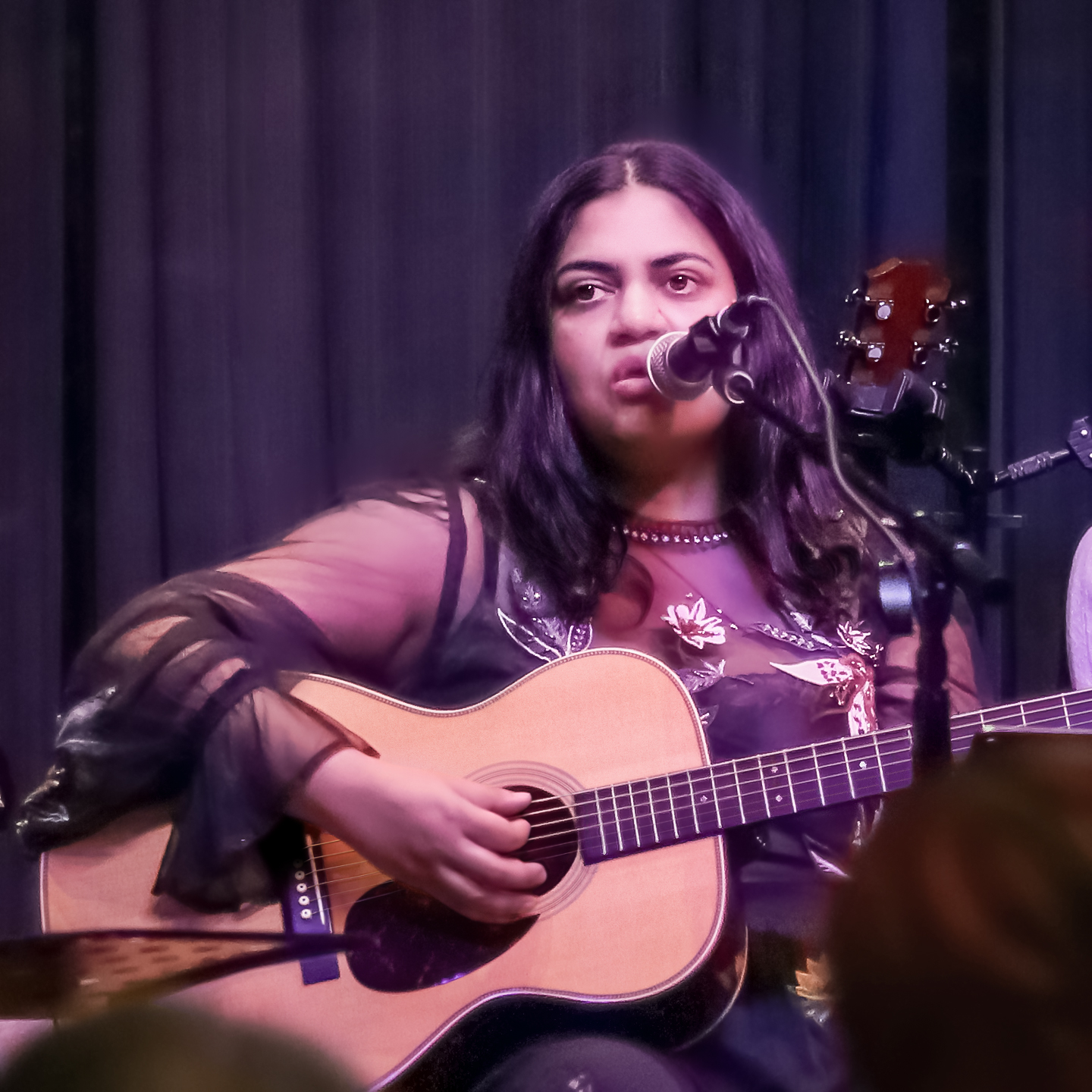 Umaisha, performing at the "Find Me" release show, 2025-11-08